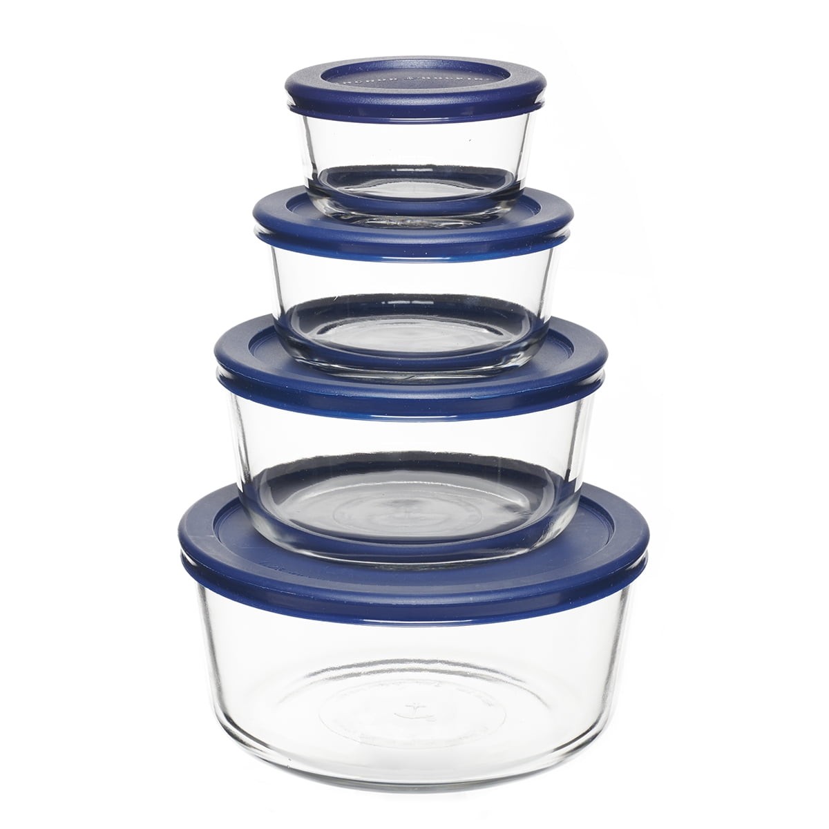 Glass Food Storage Containers W/ Lids 8 Piece Set