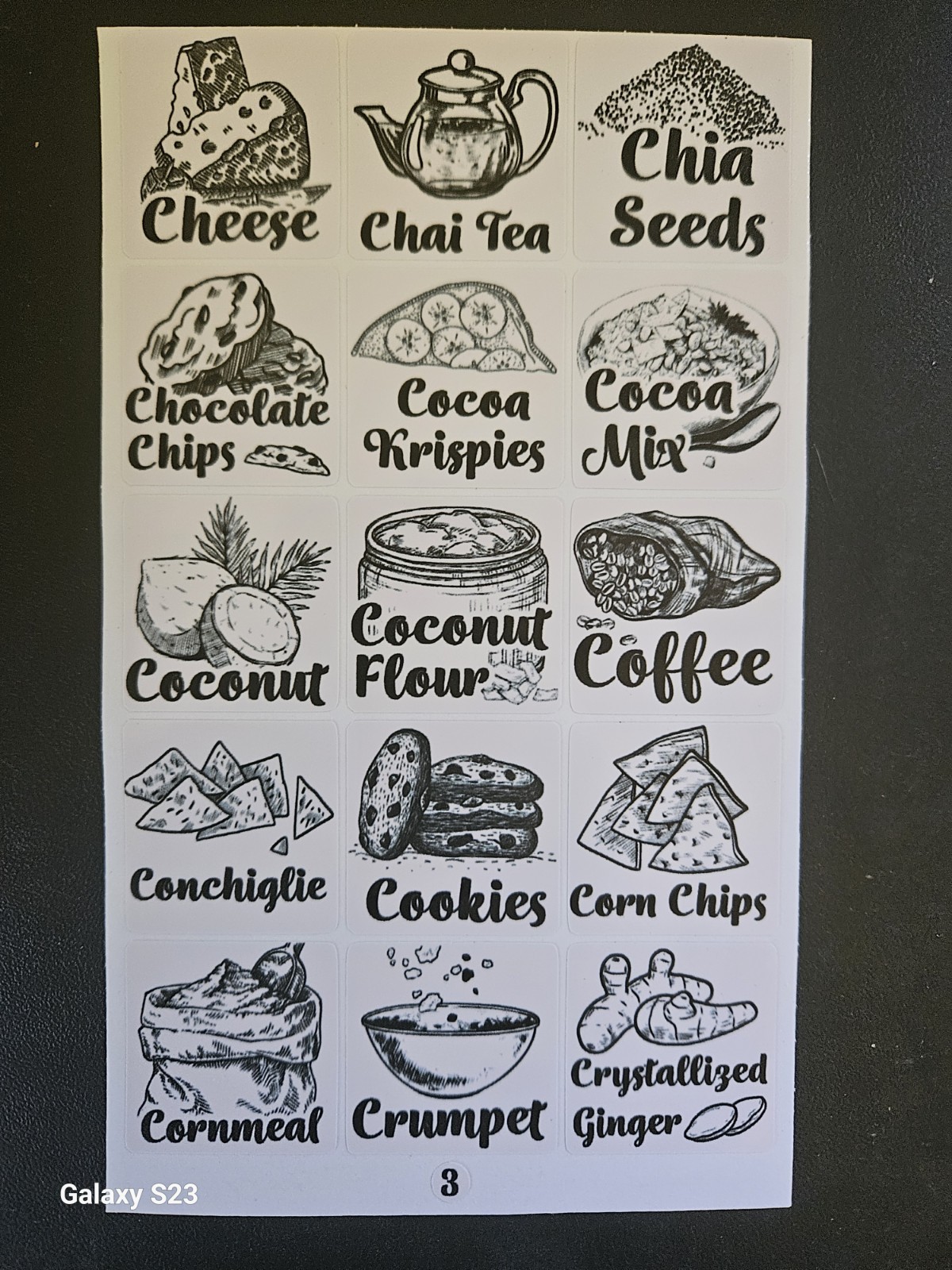 75 Pc Aesthetic Pantry Labels
