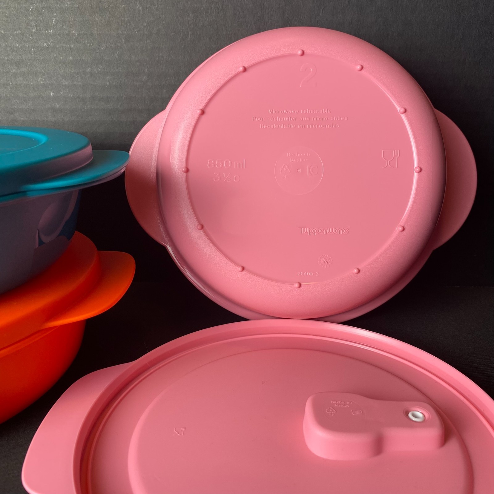 Tupperware – CrystalWave PLUS Medium Round Containers (Set of 3)