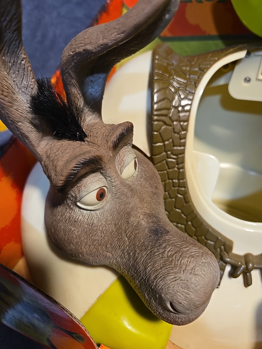 Rare Shrek & Donkey 2004 Talking Cookie Jar 2 Speaker Tested Working Condition
