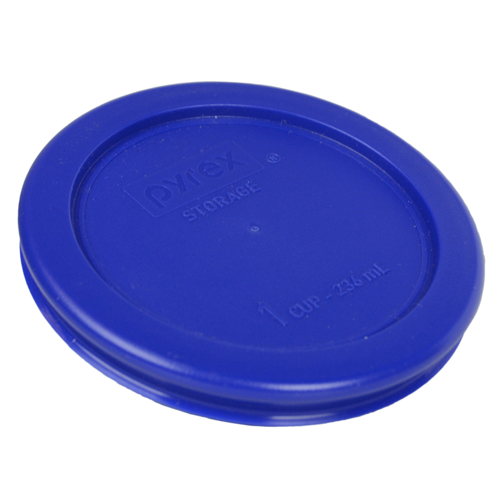 Pyrex 7202-PC Cadet Blue Plastic Food Storage Replacement Lid Cover (5-Pack)