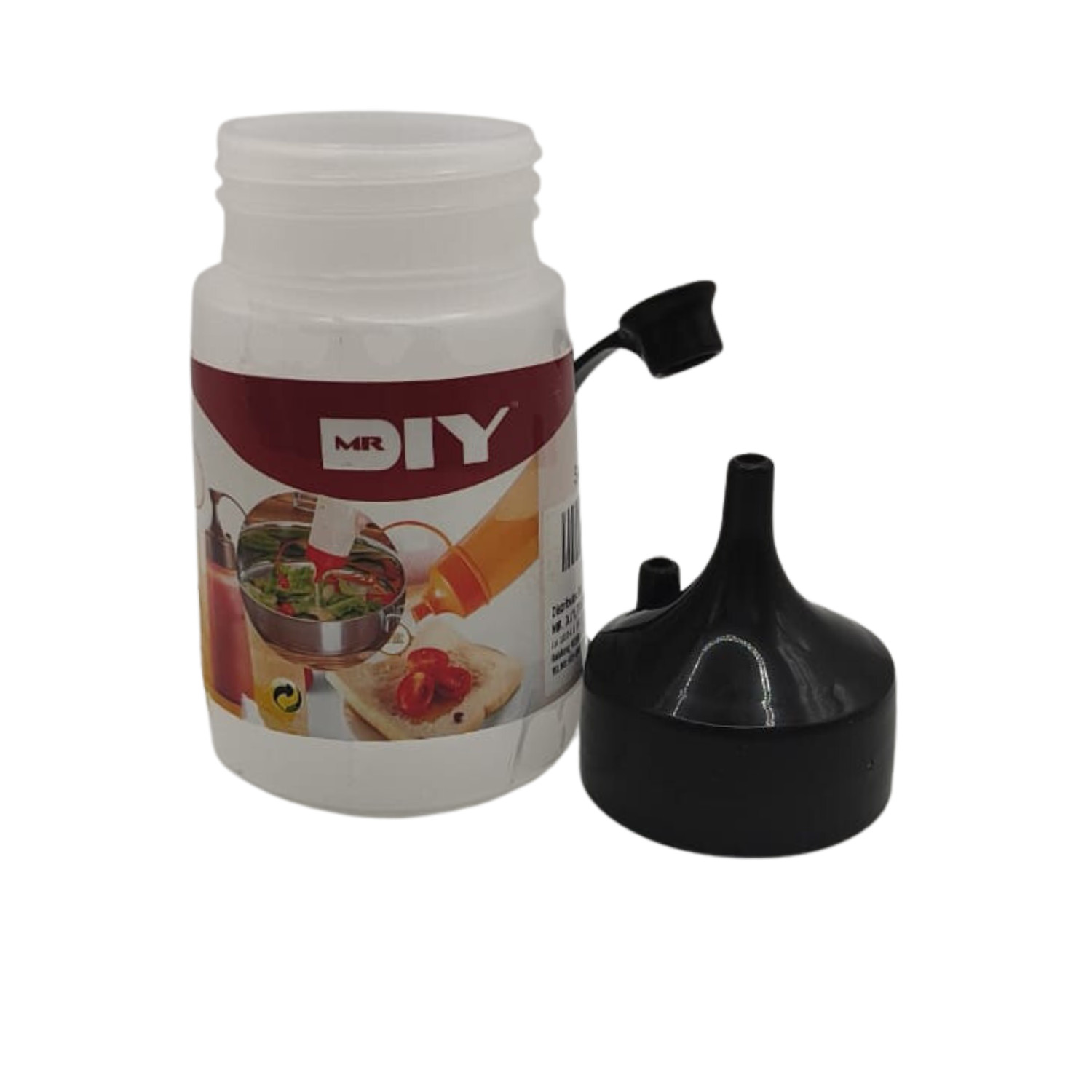 150ml Small Sauce Condiment Multipurpose Bottles Keeper Container With Black Lid