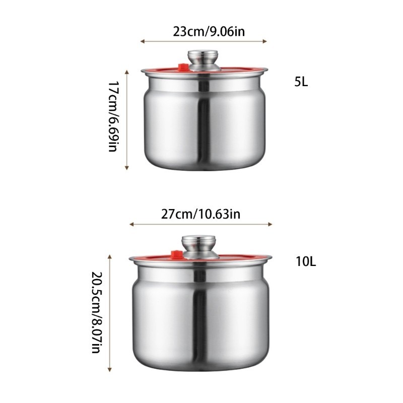 Industrial Container Leakproof Storage Jar Accessory for Flour Sugar Grains