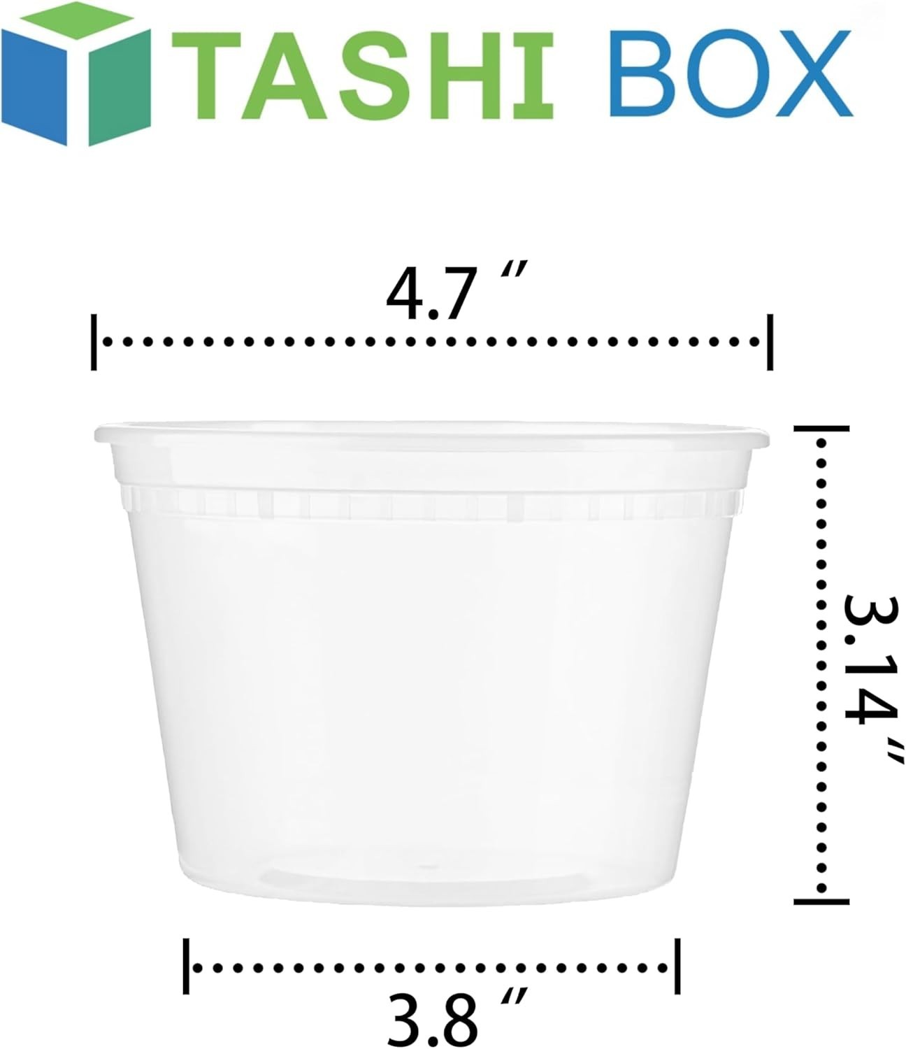 Microwavable 16 oz Food Storage Containers – 36 Leak-proof Sets, Clear Design