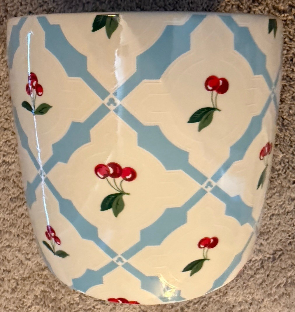Disney “Magic is the secret ingredient” Ceramic Cookie Jar – Cherry Theme – RARE