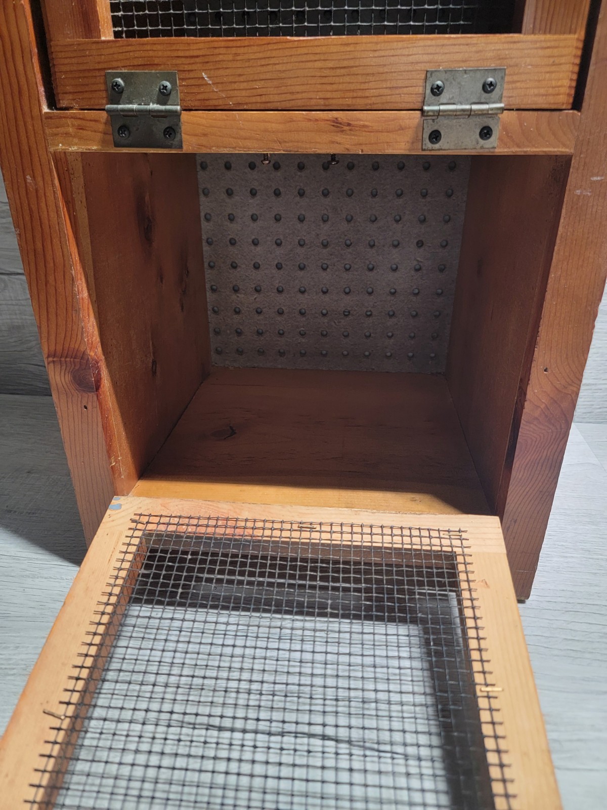 Vintage Rustic Farmhouse Wooden Potato Vegetable Storage Bin Jelly Cabinet