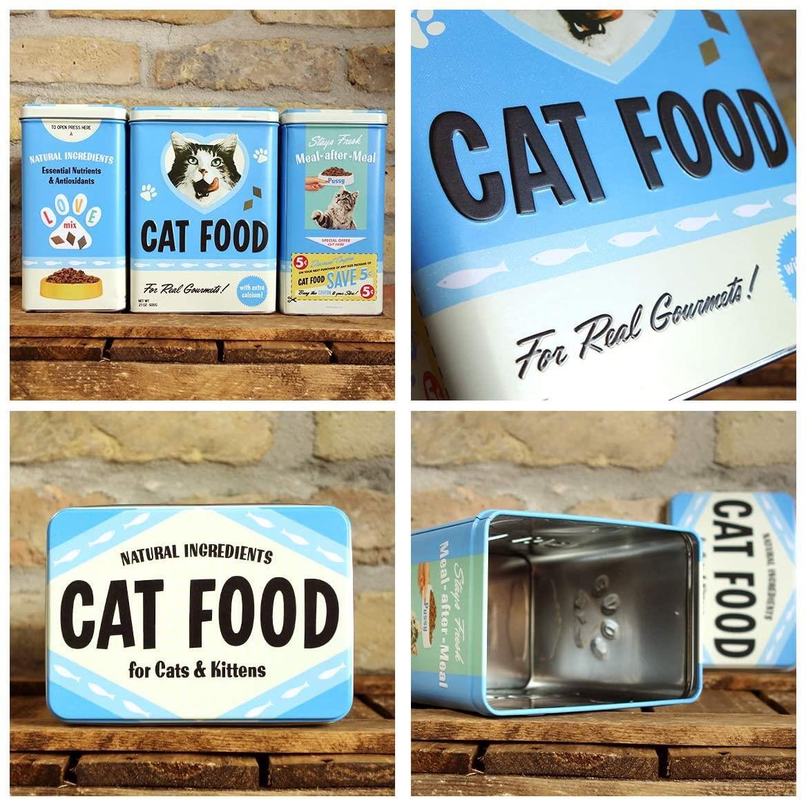 Nostalgic-Art – Metal Food Coffee Storage Tin Container Box – Cat Food