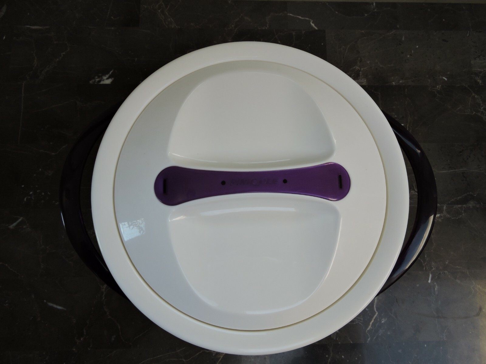 Pinnacle Tokyo Thermo Insulated Food Bowl Purple & White