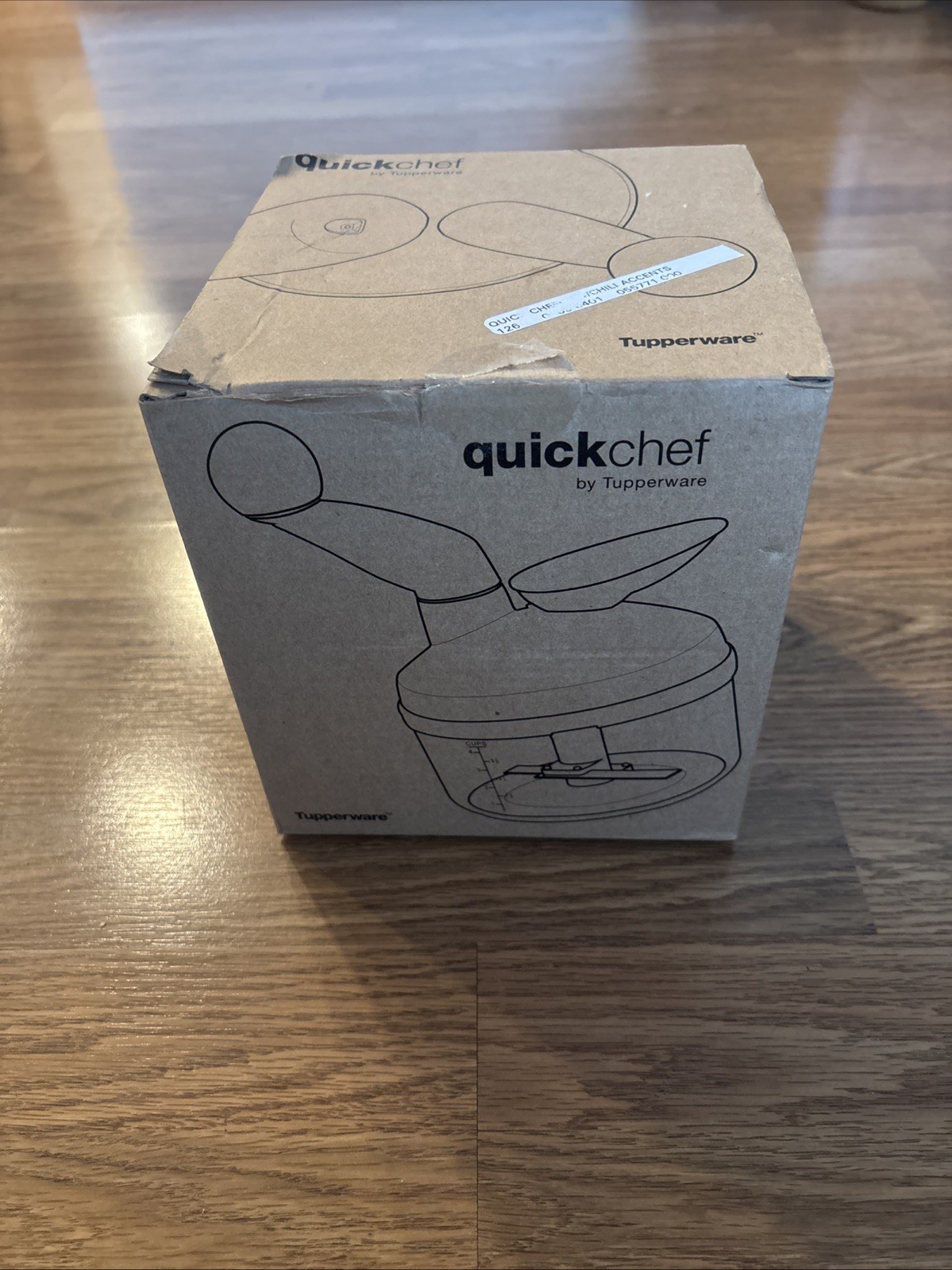 New In Box Quick chef Quick Chef by Tupperware red (2F03) Complete