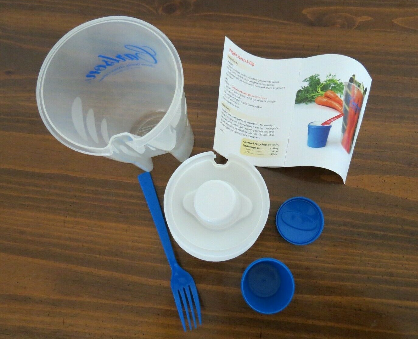 Carlson Healthy Food Grab & Go Cup Set 27 oz (800 m) NEW