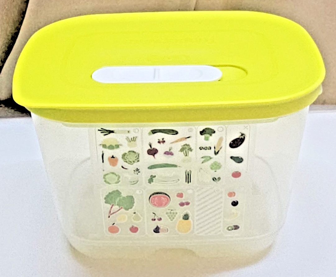Tupperware 1.8L Rectangle Food Storage Bowl MPN 7286B-2 Air Vent Lid MPN 7287B-2