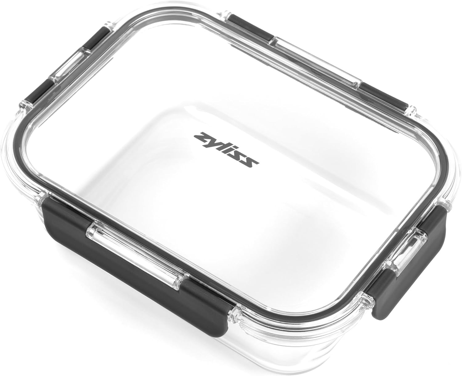 E981066 1.5L Glass Container, Shatter Resistant Glass, Airtight Food Storage Box