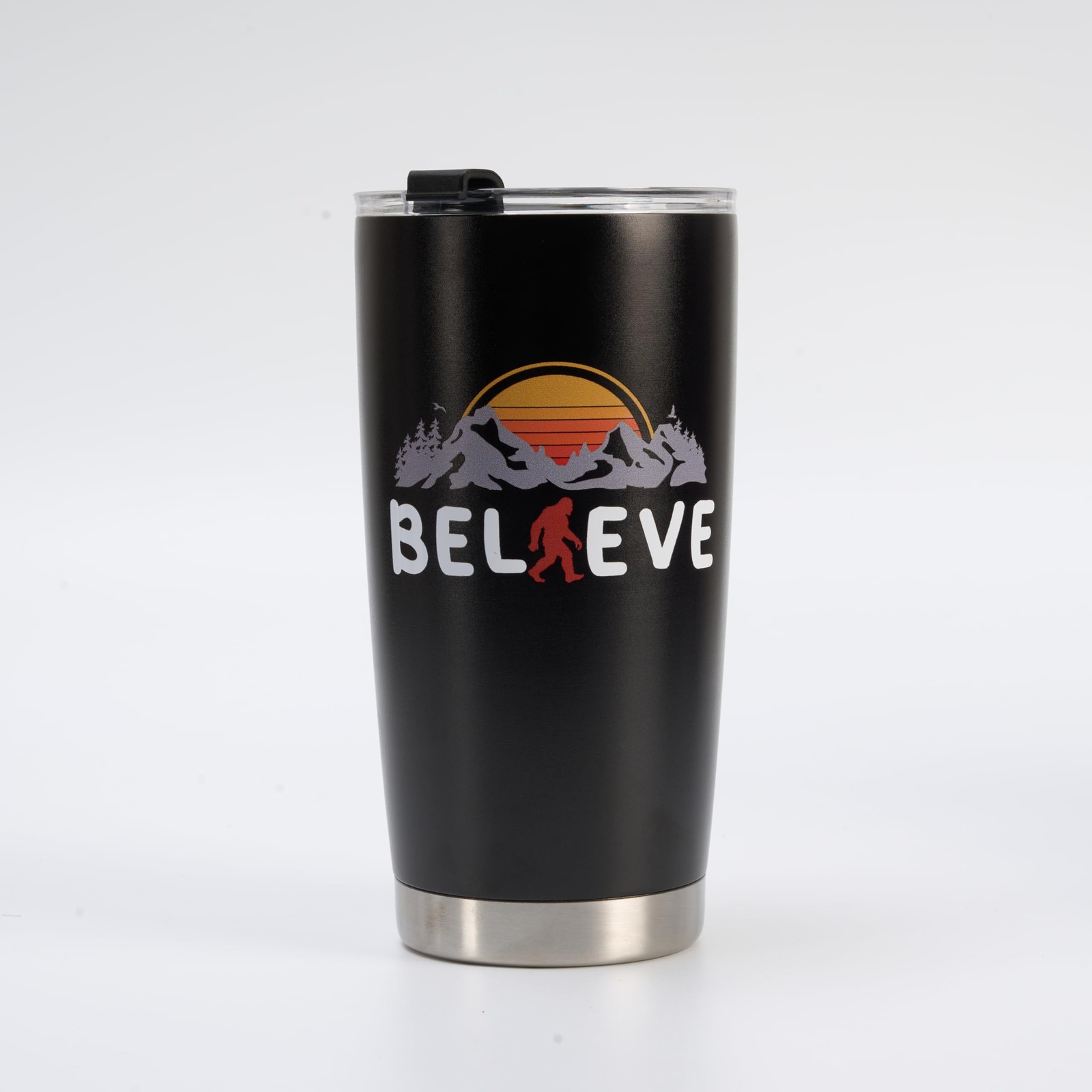 Frooblequirk 20 Oz Big Foot Tumbler Sasquatch Travel Cup For Men Women Funny