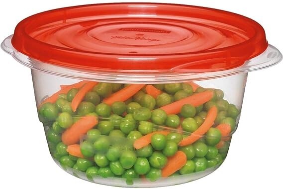 Rubbermaid TakeAlongs Small Bowl Food Storage Containers, 3.2 Cup 6 Containers