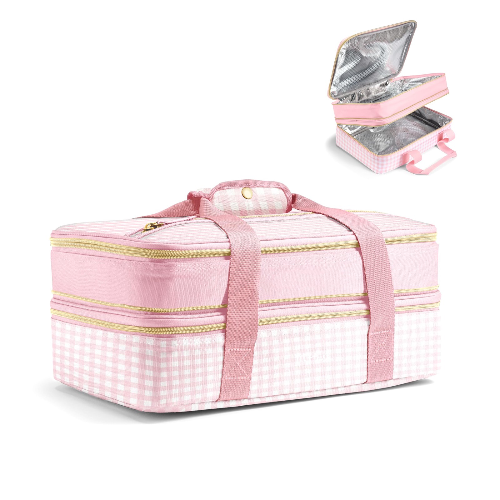 Fit & Fresh Fit Fresh Insulated Casserole Carrier – Double Decker Food Carrier