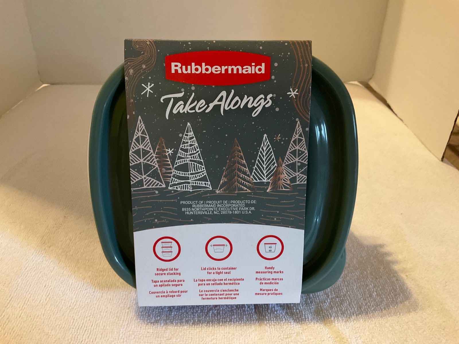 Rubbermaid Take Alongs Green FOUR 2.9 Cup THREE 4 Cup FOUR 5.2 Cup BRAND NEW
