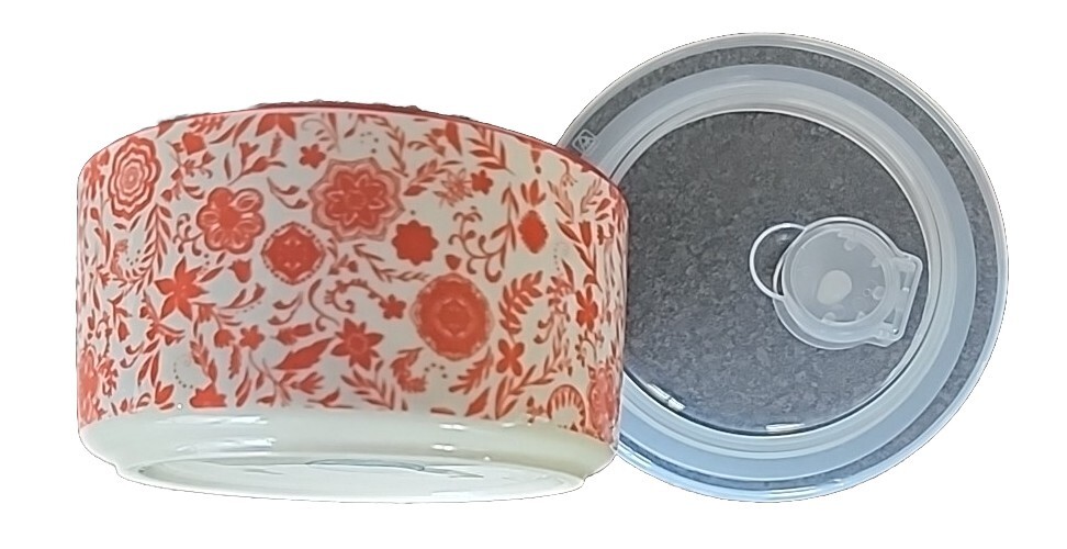 Pioneer Woman ~ Stoneware ~ Food Storage Container w/Lid ~ BRILLIANT BLOOMS