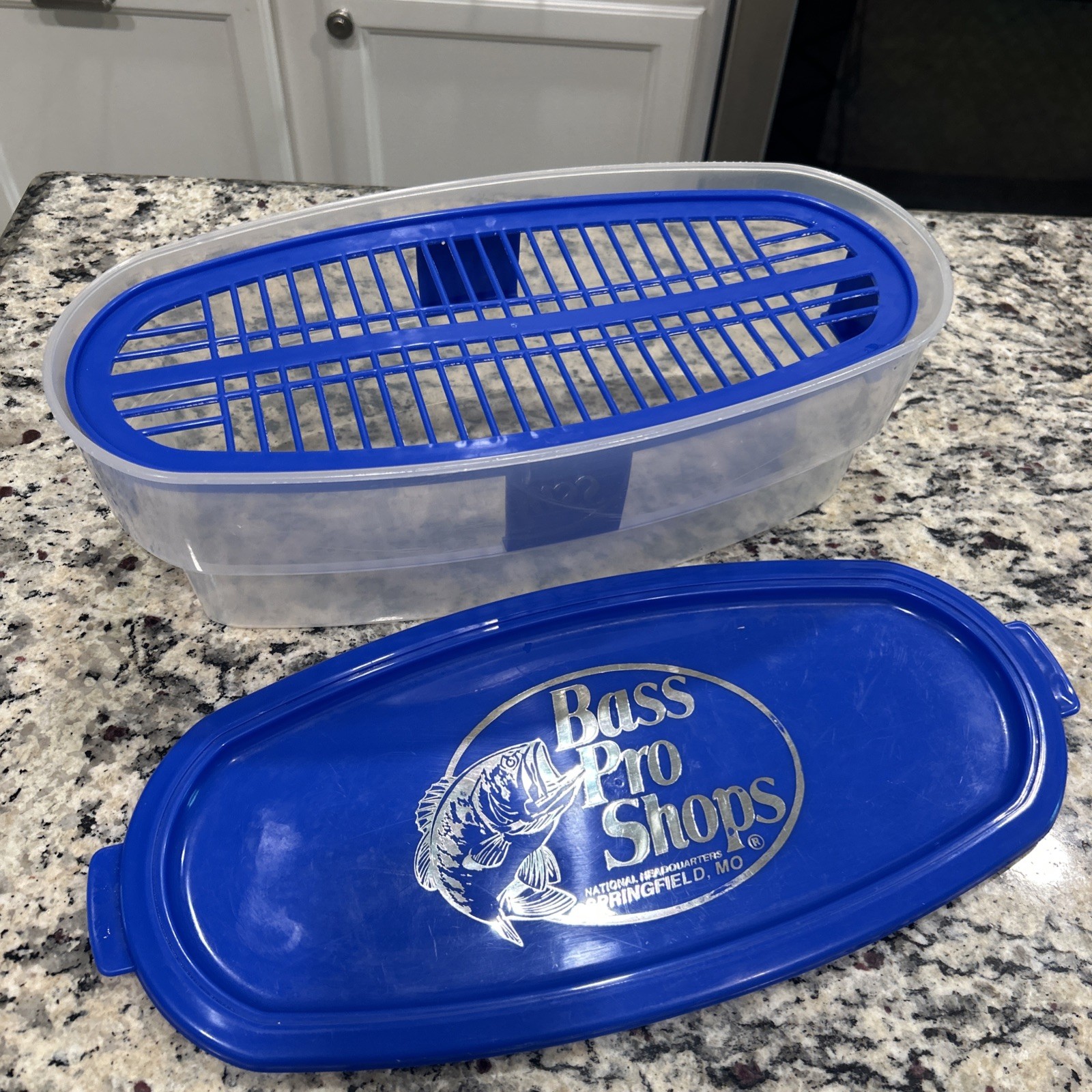 Bass Pro Shops The Better Breader 3-Piece Plastic Breading Dish Fish Chicken
