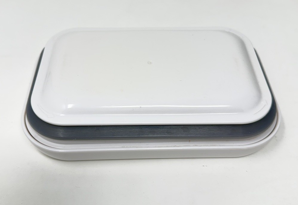 OXO POP Container Replacement Lid RoundPush Button Rubber Gasket Rectangle 4”x6”
