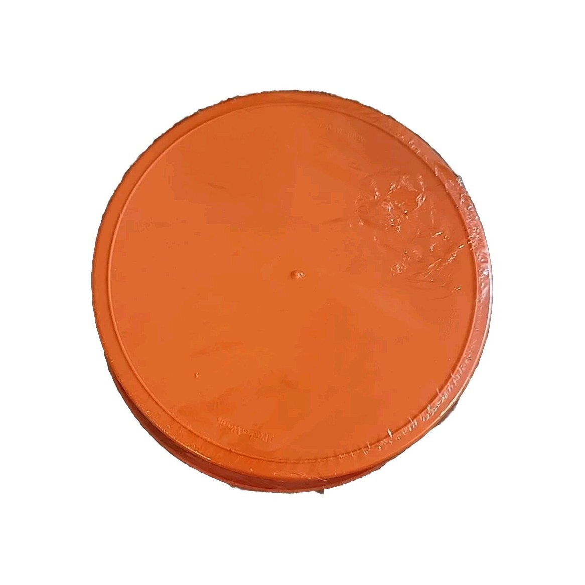 3lb Treat Bin 2 Pack Orange Tub Plastic Lids Leftovers Cooking Storage
