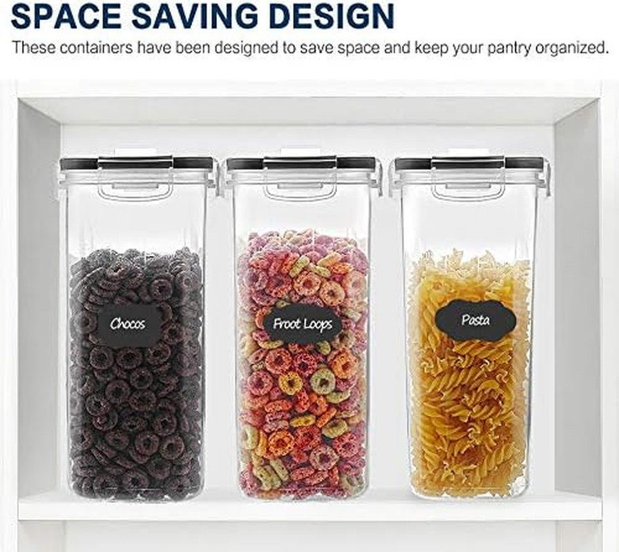 Cereal Container Set, MCIRCO Airtight Food Storage Containers ((4L /135.2Oz) Set