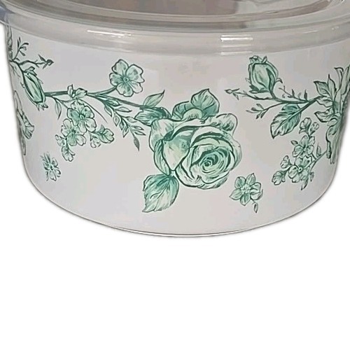 Pioneer Woman ~ Stoneware ~ 1.82 Quart ~ Food Storage Container ~ AGATHA Green