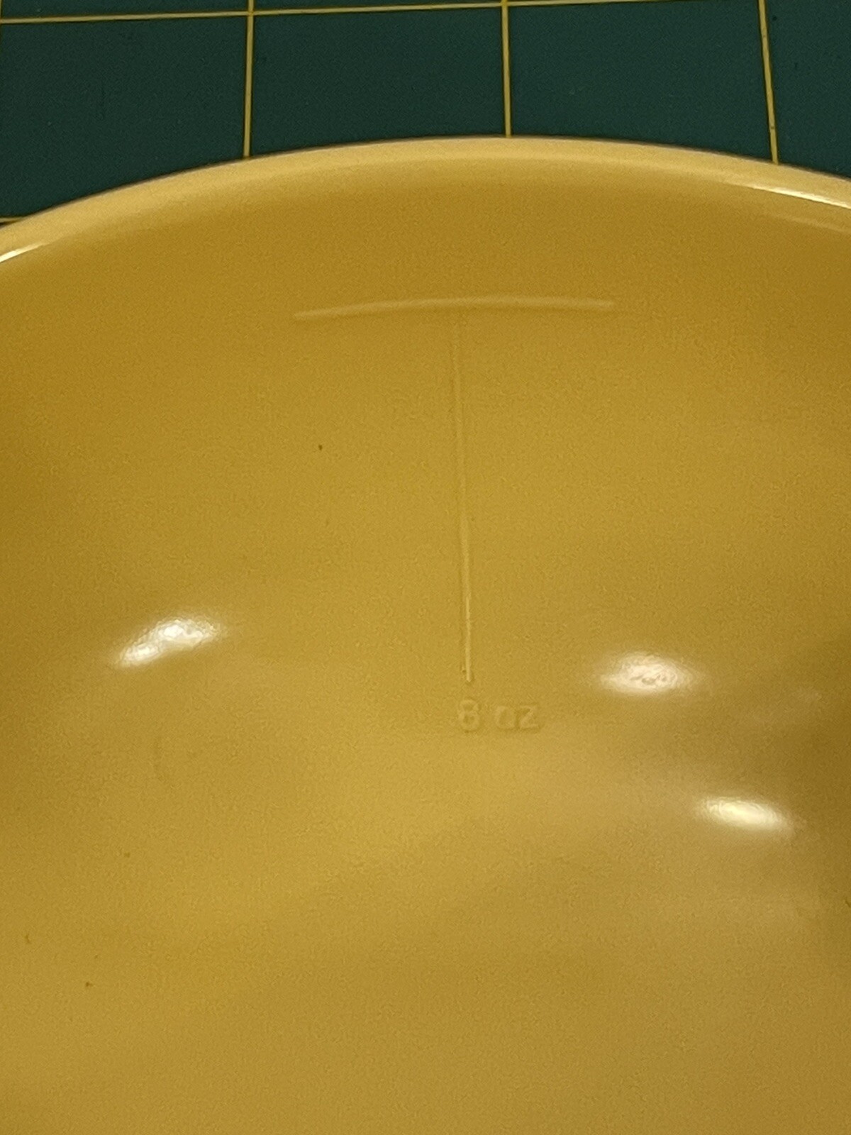 Hutzler Yellow Oval Elliptical Bowl 4″ x 5.25 Melamine Baking Measuring