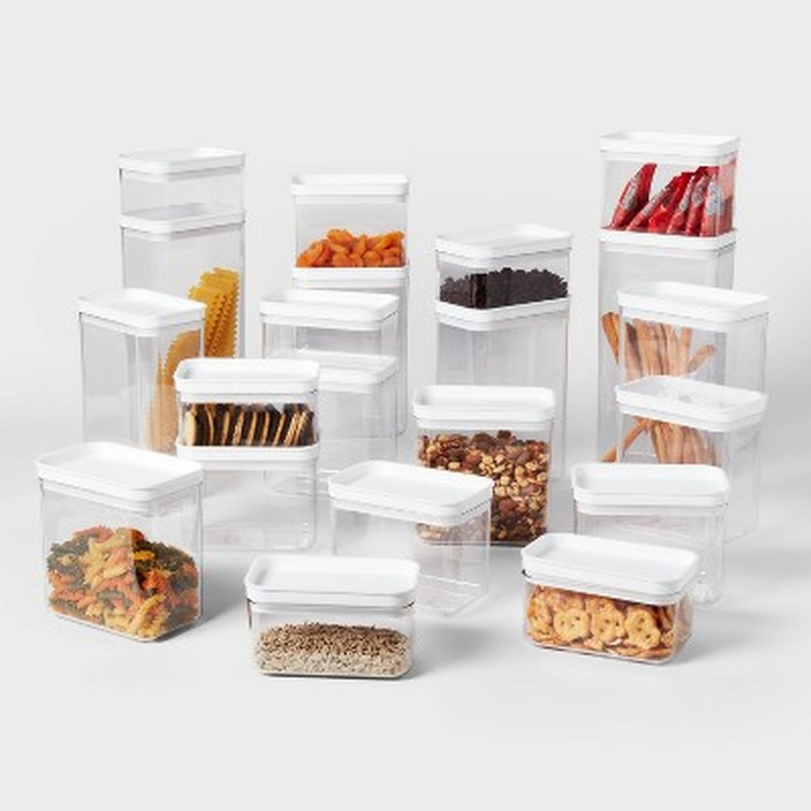 21pc Food Storage Canister Set – Brightroom – Clear Plastic Containers