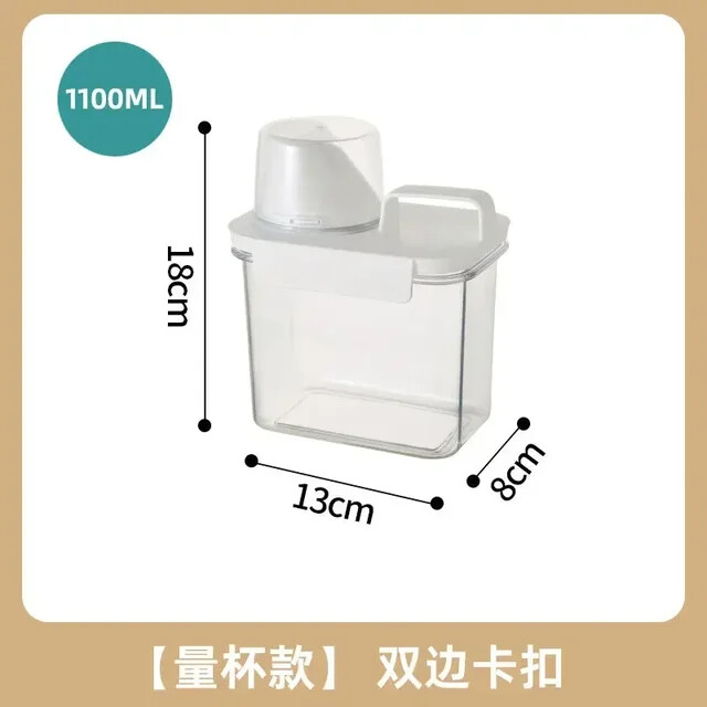 Dispenser Leak Laundry Detergent Proof Empty Tank Airtight 1X Refillable Bleach