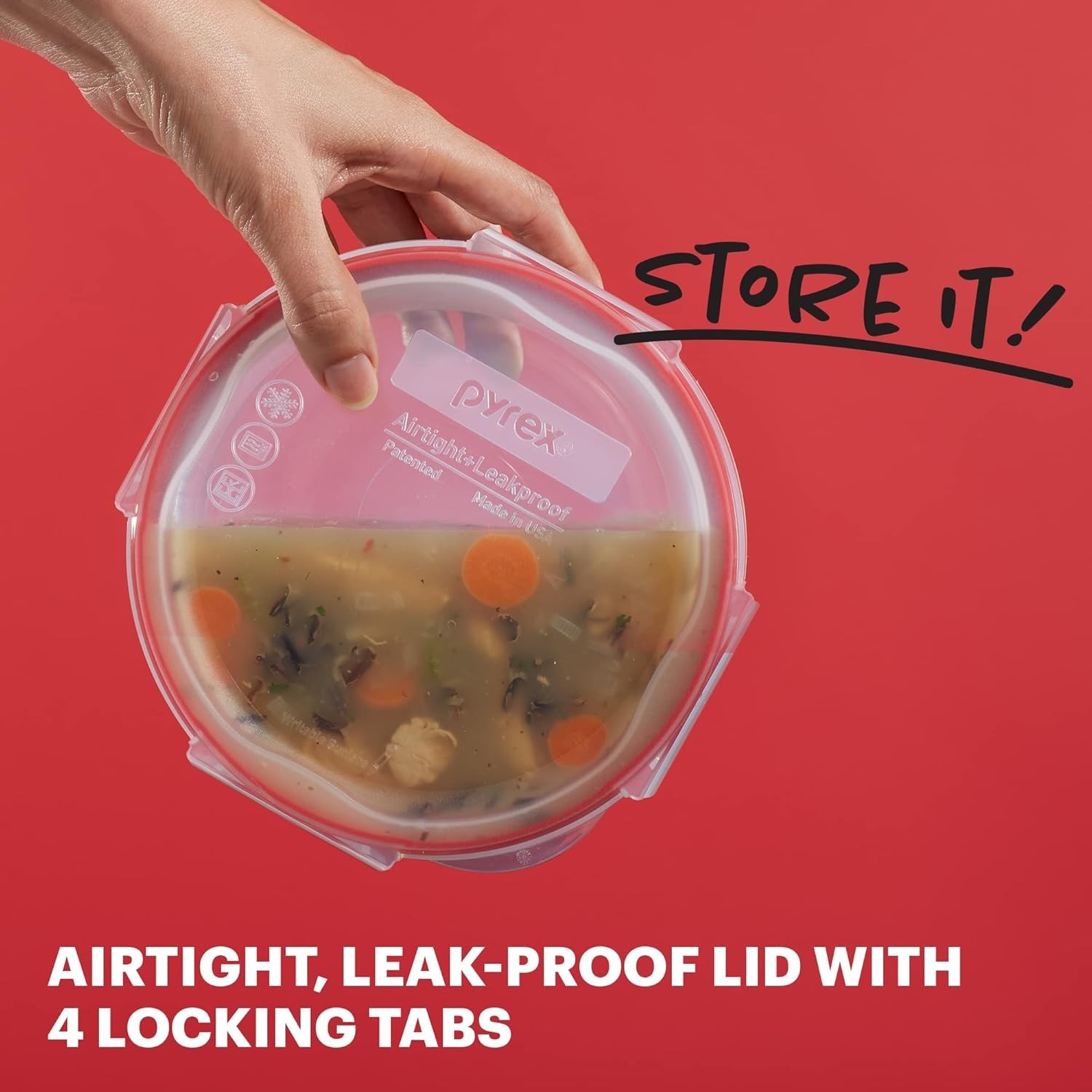 Airtight 7-Pack Glass Storage Set with Write + Erase Labels for Organizing