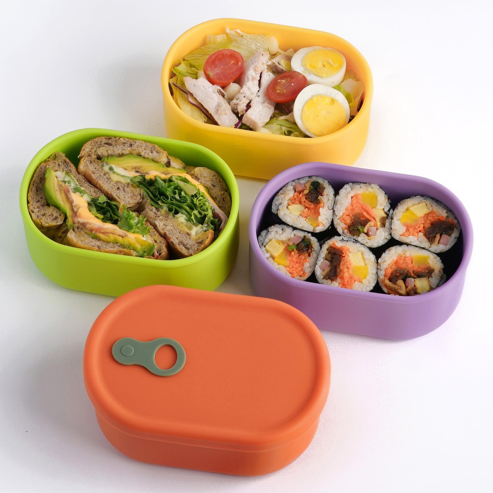 Simvola Premium Korean-Made Silicone Airtight Food Container Steam Bpa