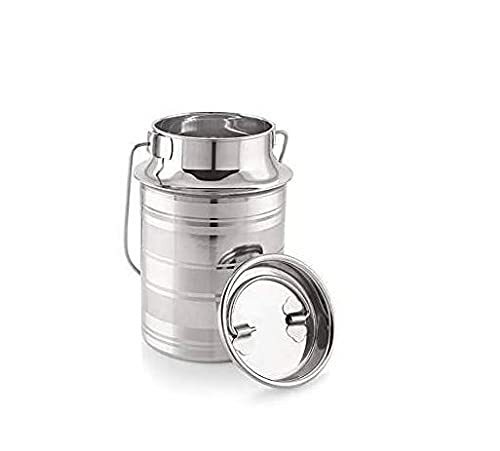 Stainless Steel Container For Ghee & Oil Milk Multipurpose Use 1500ml Silver