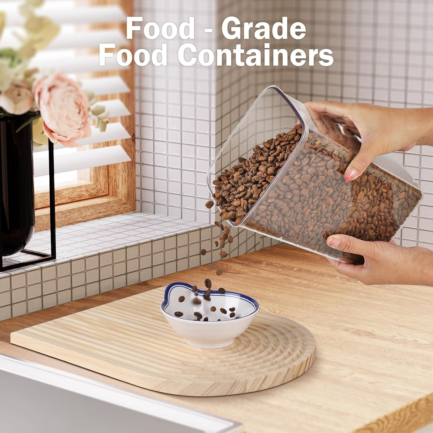 12 Pcs Pop Food Storage Containers Airtight Food Storage Containers Set with Lid