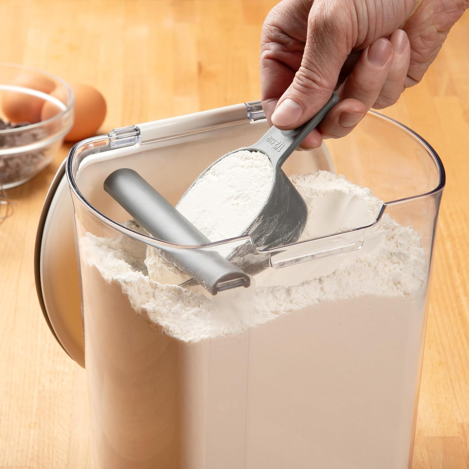 PREPWORKS ProKeeper 3 Piece Baker’s Storage Set – Includes Flour, Sugar, and Bro
