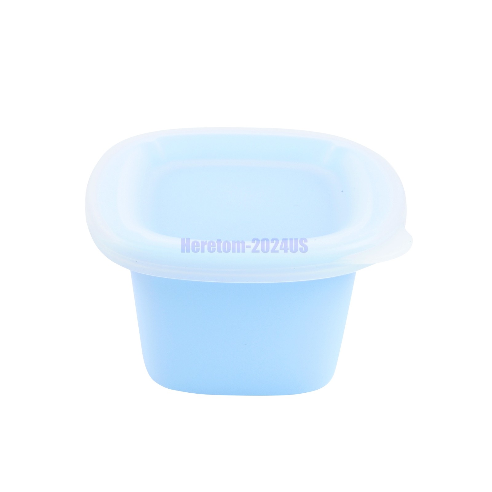 Silicone Freezer Trays wtih Lids 2 Pack 1/2 1 2 Cup Soup Portion Meal Prep Molds