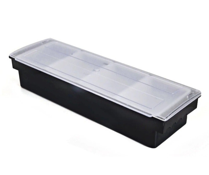 4 Compartment Condiment Caddy Organizer Fruit Veggie Dispenser Tray With Lid.