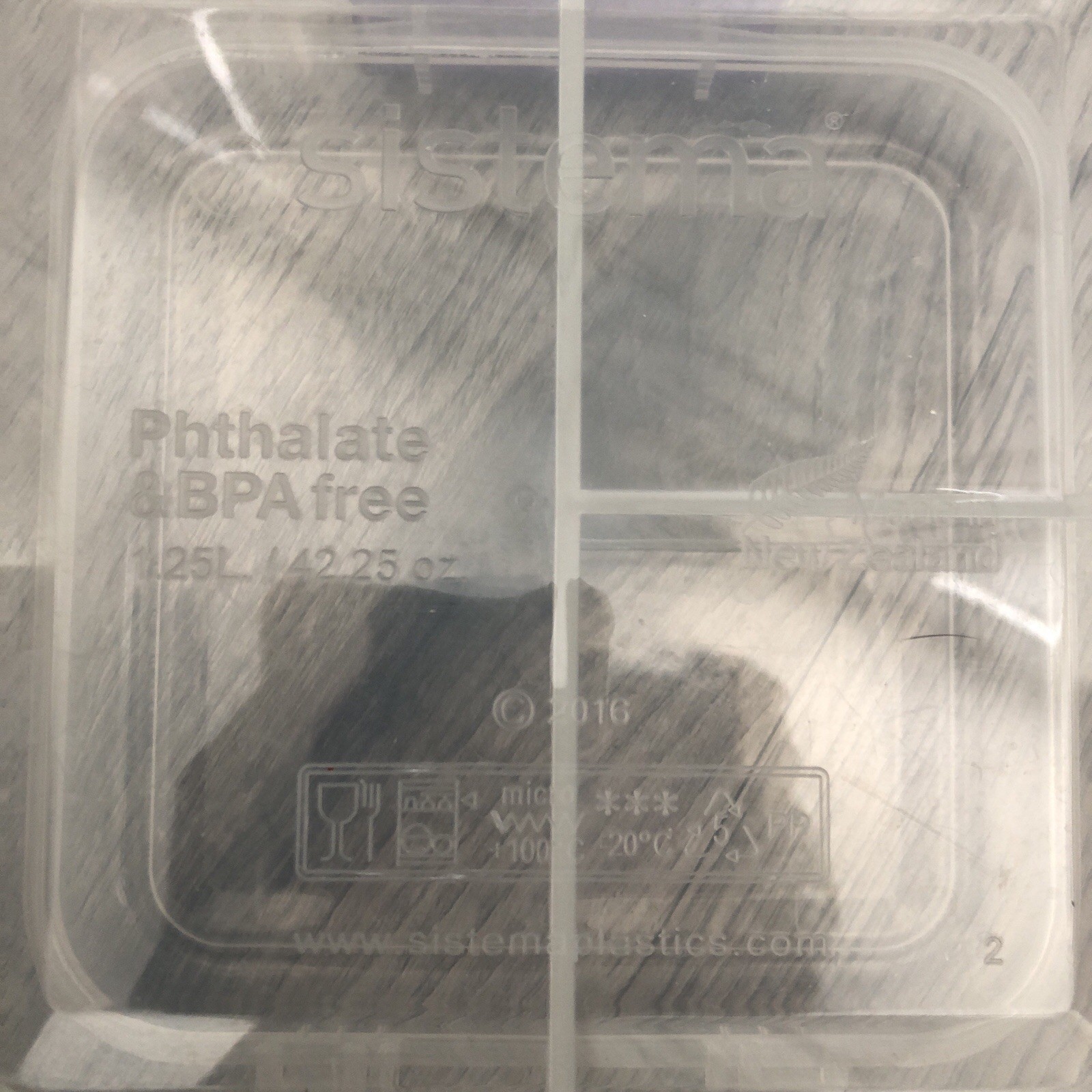 Sistema Food Storage Bento Box BPA Free 1.25L / 42.25 Oz New Zealand Food Prep
