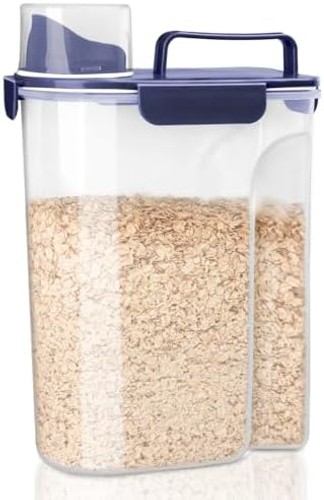 Komzon Rice Container, Airtight Rice Storage Container 10lb, Cereal Container…