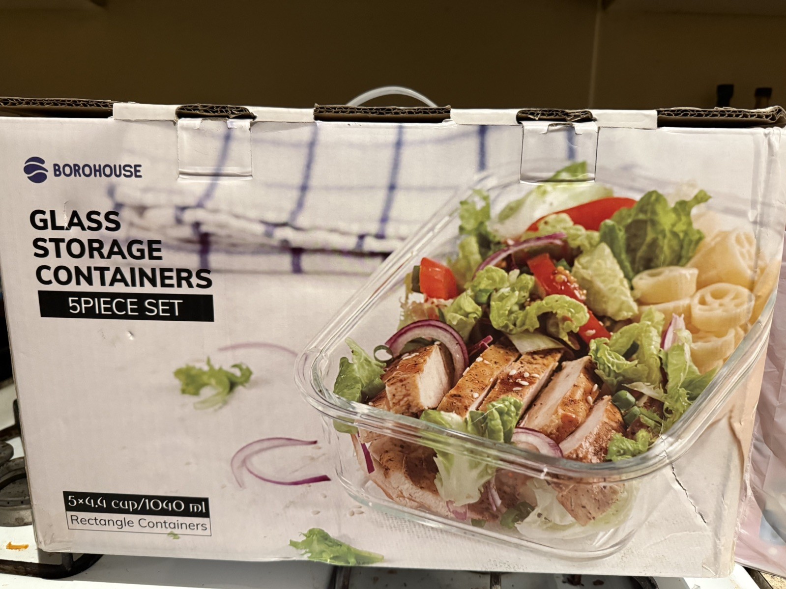 Glass Food Storage Containers Set Oven Microwave Safe Airtight Lids Meal Prep US