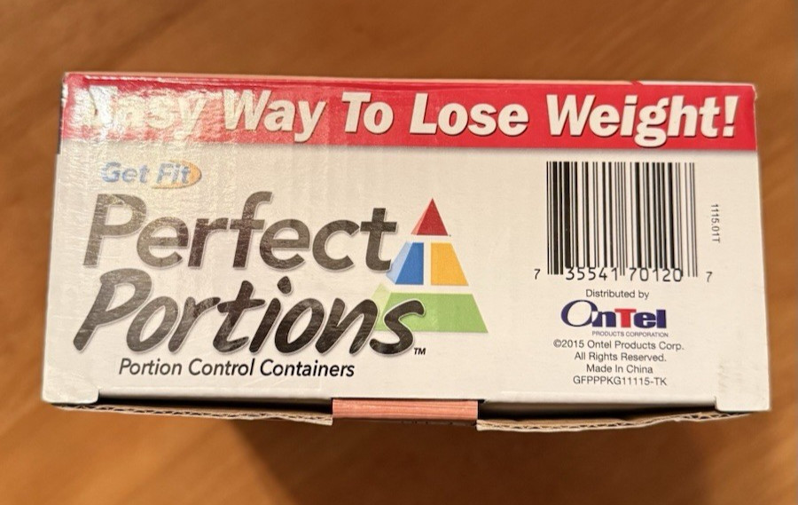 Get Fit Perfect Portions Portion Control Containers – 14 Piece Set