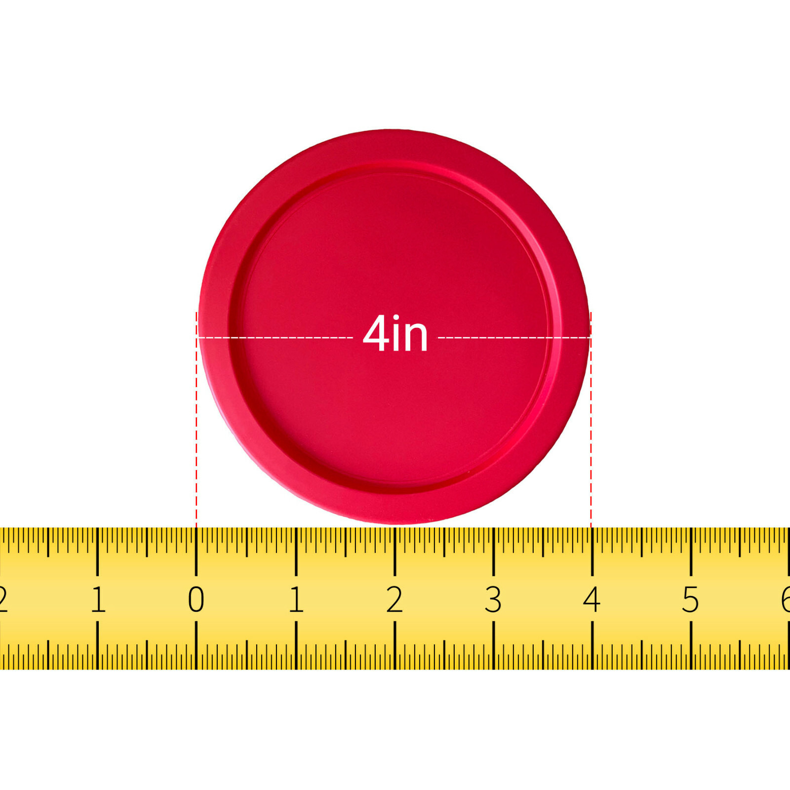 Replacement Lid for Pyrex 1-CUP Storage Cover 4″ Bowl 7202-PC Red 2-Pack)