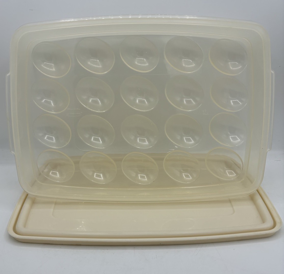 Rubbermaid Servin Saver 20 Deviled Egg Keeper Storage Container with Lid