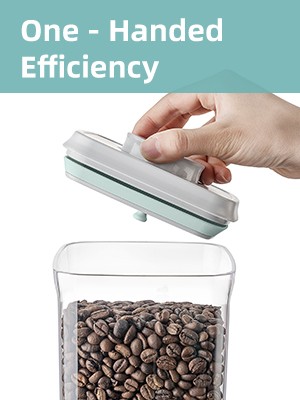Airtight Container Set (1000ml 4 Pcs) Stackable One Press Openning Food