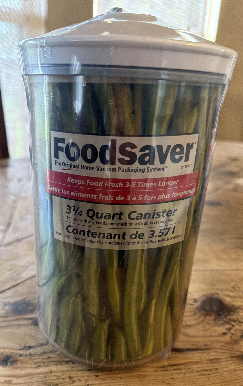 FoodSaver 3-1/4 Quart Canister Container Food Saver Vacuum NEW SEALED Tilia