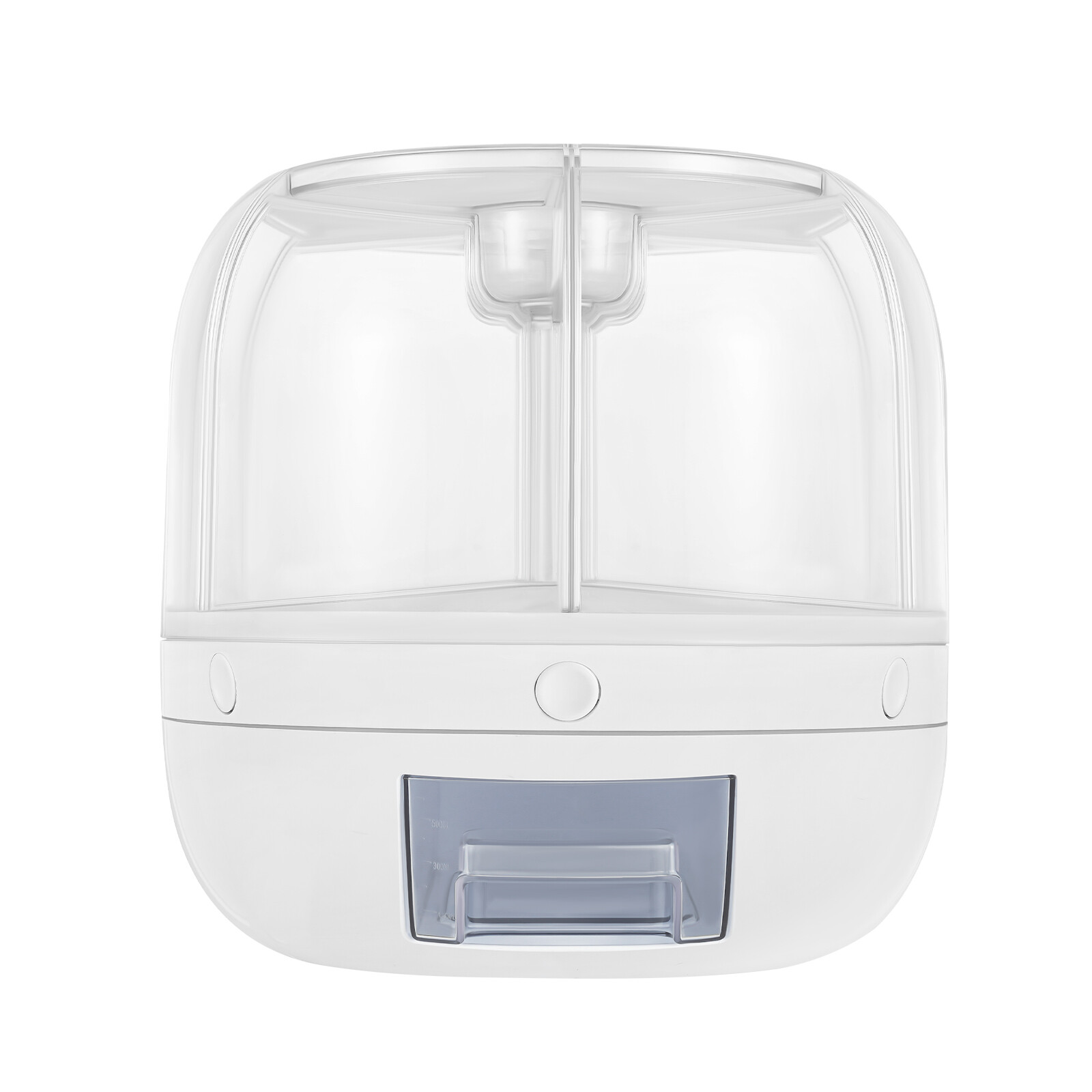 Rice Dispenser Dry Grain Food Storage Container Tank 6-Grid Rotating f/ Kitchen