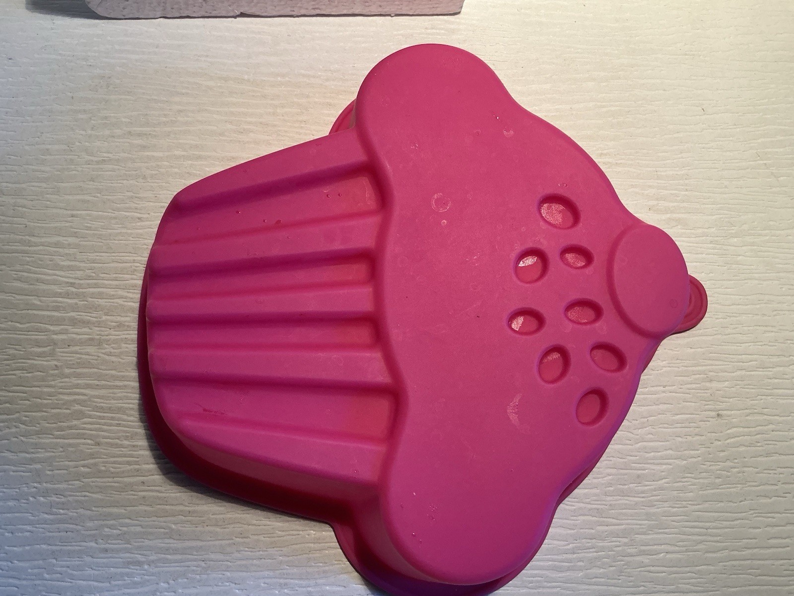 Giant Cupcake Jelly Silicone Mold Pink