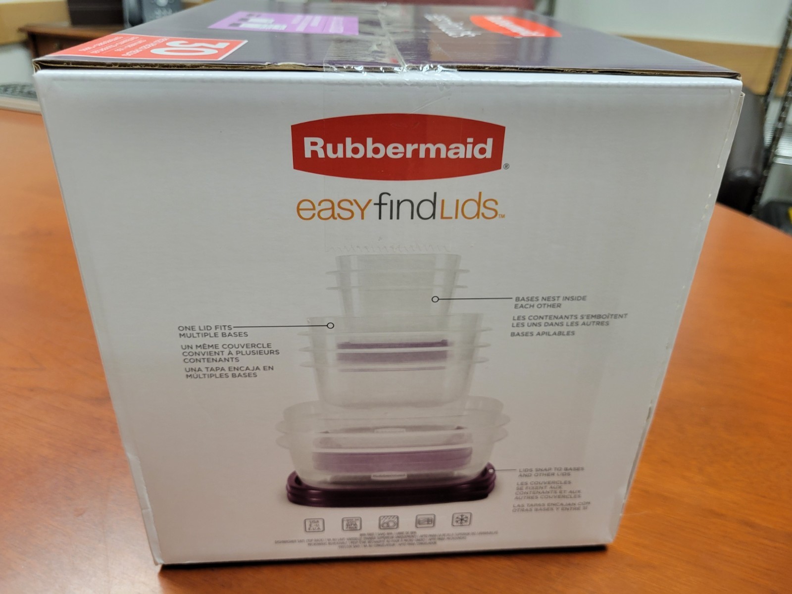 Rubbermaid 30pc Food Storage Set with Easy Find Lids – LIMITED EDITION AMETHYST