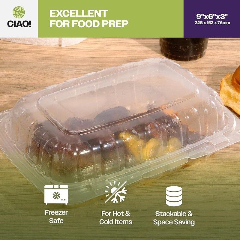 Durable Stackable Freezable Polypropylene Storage Container Kitchen Organizer US