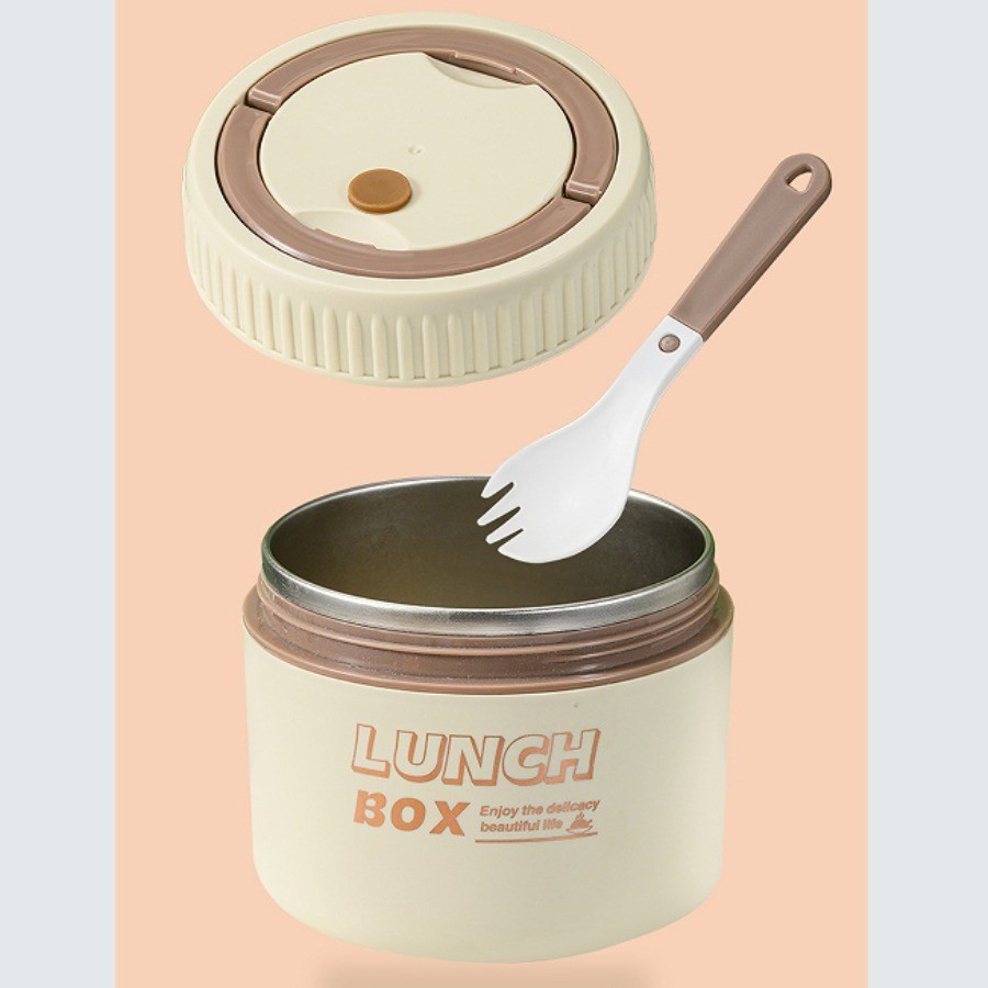 600ml stainless steel long-lasting insulation leak proof portable lunch box