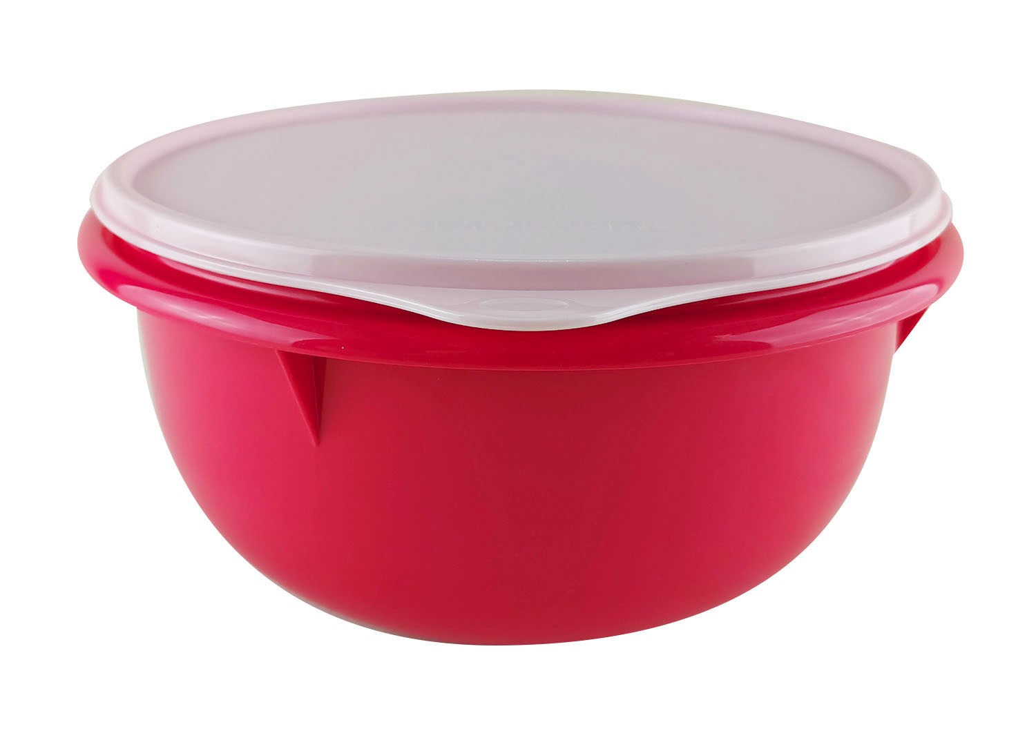 Tupperware Pink Plastic Round Large Fix N Mix Food Storage Bowl Container Keeper